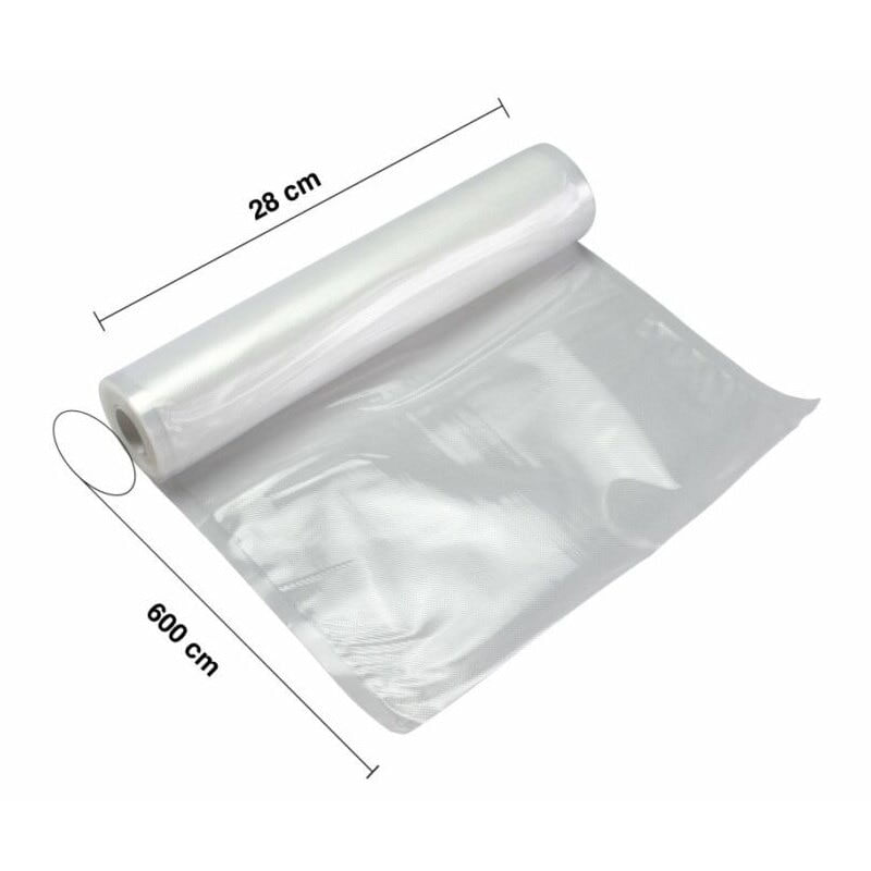 Electronice si Electrocasnice - Electrocasnice bucatarie - Mixere, tocatoare & roboti de bucatarie - Aparate de vidat - Pungi ambalare in vid 28 cm, 2 role, Beper - Infinity.ro