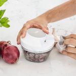 Electronice si Electrocasnice - Electrocasnice bucatarie - Mixere, tocatoare & roboti de bucatarie - Feliatoare - Tocator manual Teesa 400 ml - Infinity.ro