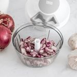 Electronice si Electrocasnice - Electrocasnice bucatarie - Mixere, tocatoare & roboti de bucatarie - Feliatoare - Tocator manual Teesa 400 ml - Infinity.ro