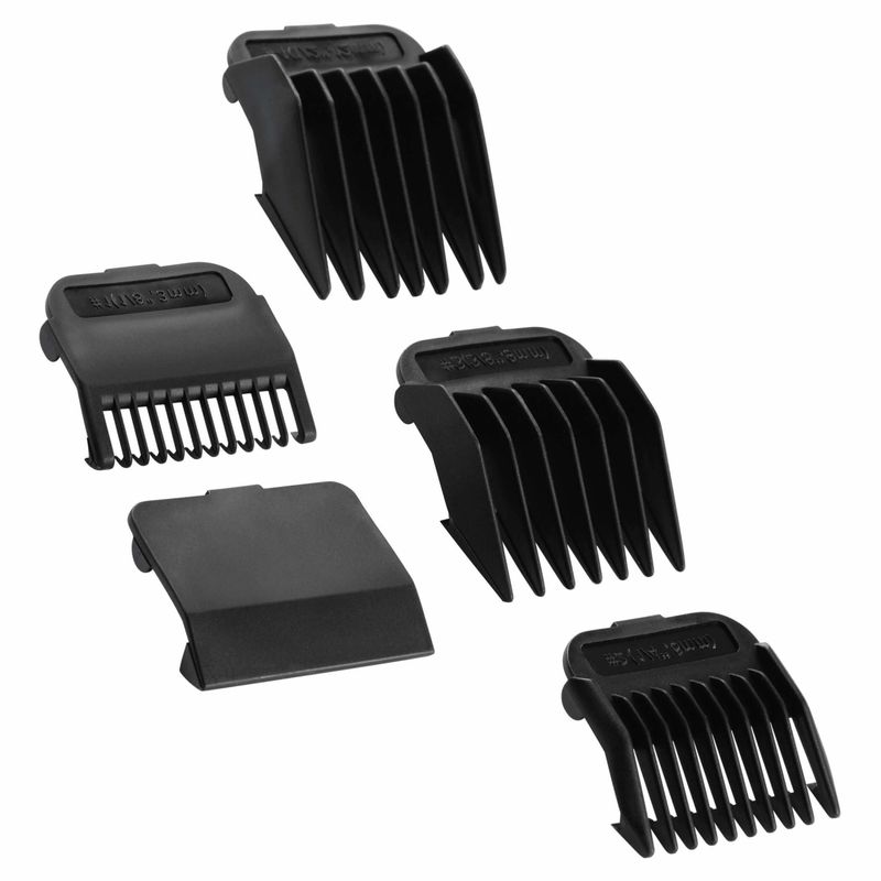 Ingrijire personala si Cosmetice - Aparate & accesorii ingrijire personala - Aparate de ras si tuns - Aparate de tuns - Set aparat de tuns/ras, Sencor, Lama din otel inoxidabil, 4 capete, Negru - Infinity.ro