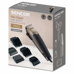 Ingrijire personala si Cosmetice - Aparate & accesorii ingrijire personala - Aparate de ras si tuns - Aparate de tuns - Set aparat de tuns/ras, Sencor, Lama din otel inoxidabil, 4 capete, Negru - Infinity.ro