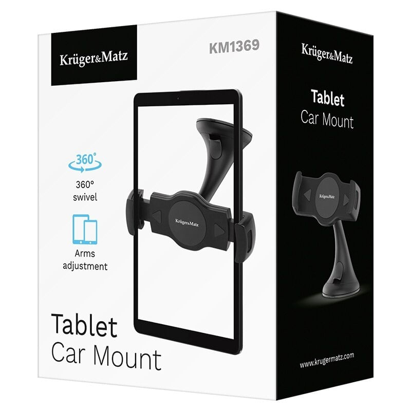 Jucarii, Copii si Bebe - Carucioare si articole de transport - Scaune auto copii - Suport universal pentru tableta Kruger&Matz KM1369 - Infinity.ro