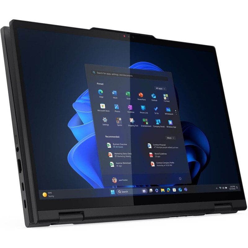 Laptop, Telefoane si Tablete - Laptopuri si accesorii - Laptopuri - Laptop 2in1 Lenovo ThinkPad T14s, Intel Core Ultra 7 255U, 14" Touch, 32GB, 512GB SSD, Win 11 Pro, Negru - Infinity.ro