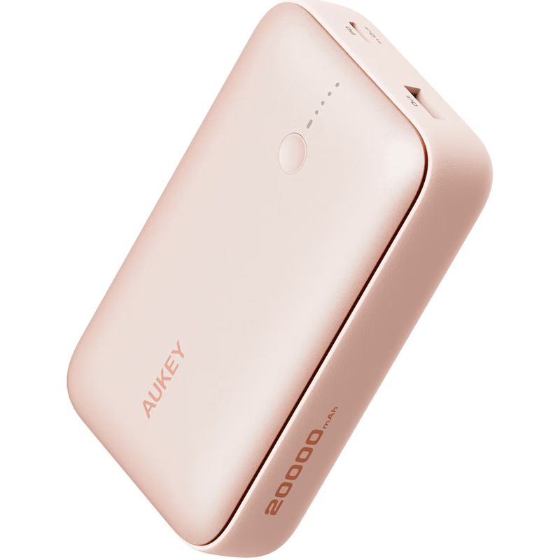 Laptop, Telefoane si Tablete - Telefoane mobile si accesorii - Accesorii Telefoane - Baterii externe - Acumulator extern AUKEY PB-Y57, 20.000mAh 22.5W, Pink - Infinity.ro