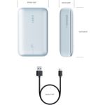 Laptop, Telefoane si Tablete - Telefoane mobile si accesorii - Accesorii Telefoane - Baterii externe - Acumulator extern AUKEY PB-Y57, 20.000mAh 22.5W, Blue - Infinity.ro