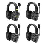 Laptop, Telefoane si Tablete - Telefoane fixe si sisteme teleconferinta - Sisteme de teleconferinta - Sistem Intercom Wireless pentru 4 Persoane Saramonic WiTalk WT4D Full-Duplex 1.9GHz Casti Dual-ear Negru - Infinity.ro