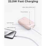 Laptop, Telefoane si Tablete - Telefoane mobile si accesorii - Accesorii Telefoane - Baterii externe - Acumulator extern AUKEY PB-Y57, 20.000mAh 22.5W, Pink - Infinity.ro