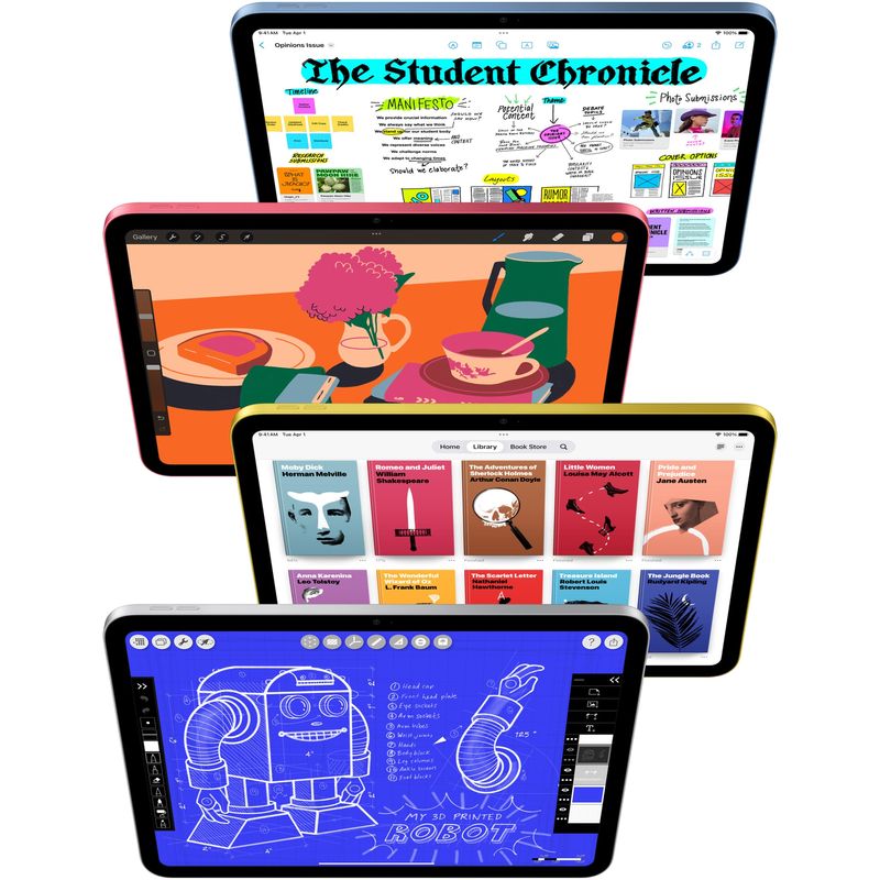 Laptop, Telefoane si Tablete - Tablete si accesorii tablete - Tablete - Apple iPad 11, 256GB, Wi-Fi, Silver - Infinity.ro