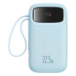 Laptop, Telefoane si Tablete - Telefoane mobile si accesorii - Accesorii Telefoane - Baterii externe - Baterie externa Baseus Qpow Pro+, 20000mAh, 22.5W, 2x Type C, albastra - Infinity.ro