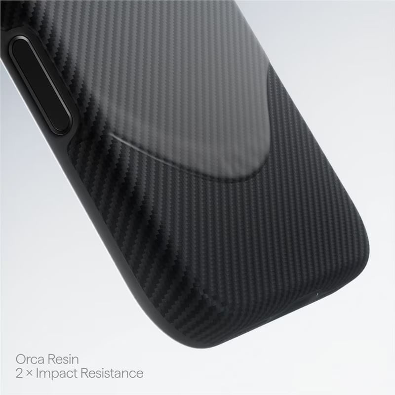 Laptop, Telefoane si Tablete - Telefoane mobile si accesorii - Accesorii Telefoane - Huse telefoane - Carcasa Pitaka Aramid UltraGuard compatibila cu iPhone 17 Pro Max, Negru/Gri - Infinity.ro