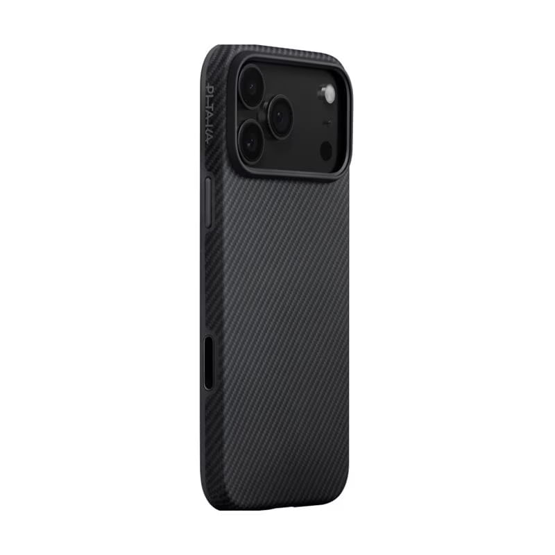 Laptop, Telefoane si Tablete - Telefoane mobile si accesorii - Accesorii Telefoane - Huse telefoane - Carcasa Pitaka Aramid UltraGuard compatibila cu iPhone 17 Pro Max, Negru/Gri - Infinity.ro