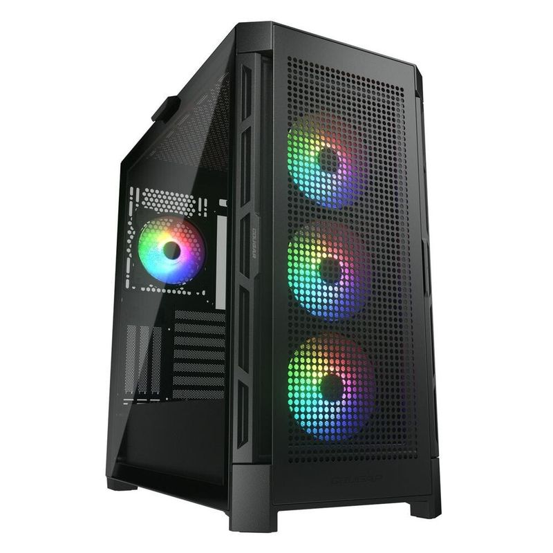 PC, gaming si accesorii - Componente PC - Componente - Carcase PC si server - Carcasa placa de baza, Cougar, Iluminare RGB, USB-C, 240X496X465 mm, Negru - Infinity.ro