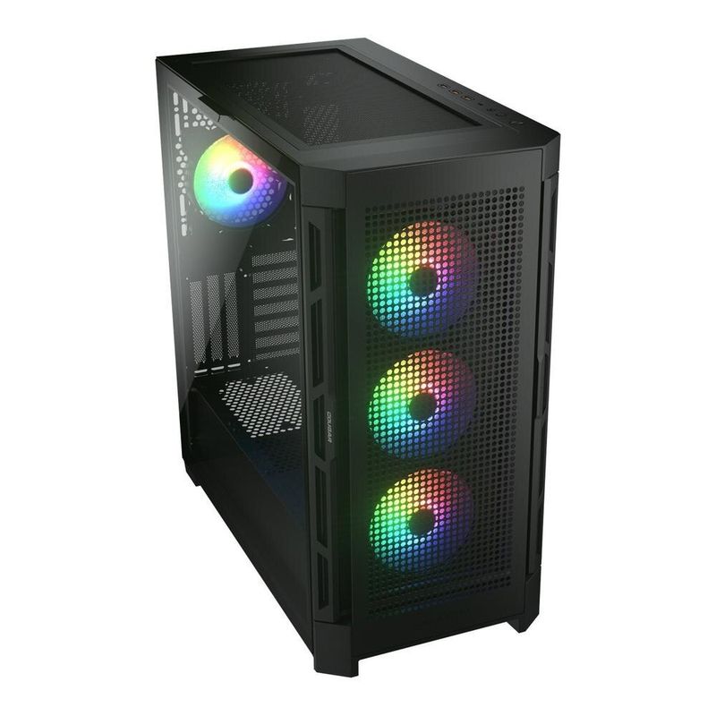 PC, gaming si accesorii - Componente PC - Componente - Carcase PC si server - Carcasa placa de baza, Cougar, Iluminare RGB, USB-C, 240X496X465 mm, Negru - Infinity.ro