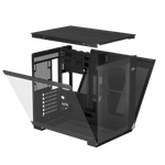 PC, gaming si accesorii - Componente PC - Componente - Carcase PC si server - Carcasa PCCOOLER, Middle Tower, ATX, fara sursa, sticla securizata, negru, USB 3.2 gen 1 x 2, USB Type-C x 2, mic, audio - Infinity.ro