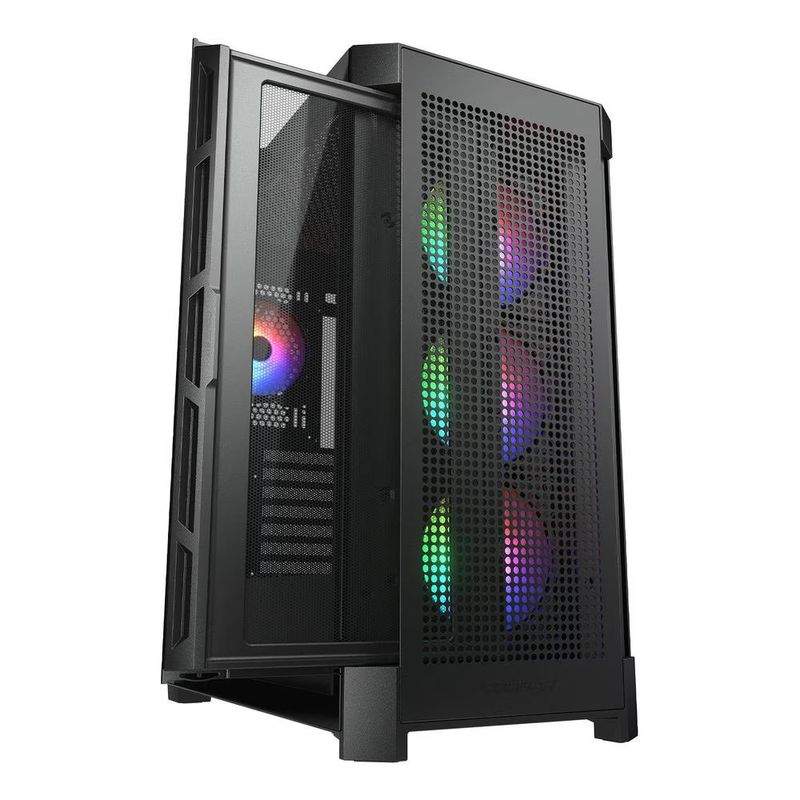 PC, gaming si accesorii - Componente PC - Componente - Carcase PC si server - Carcasa placa de baza, Cougar, Iluminare RGB, USB-C, 240X496X465 mm, Negru - Infinity.ro