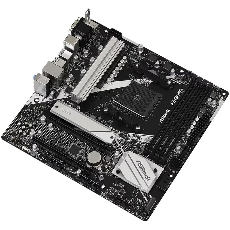 PC, gaming si accesorii - Componente PC - Componente - Placi de baza - Placa de baza ASRock A520M PRO4, Socket AM4 - Infinity.ro