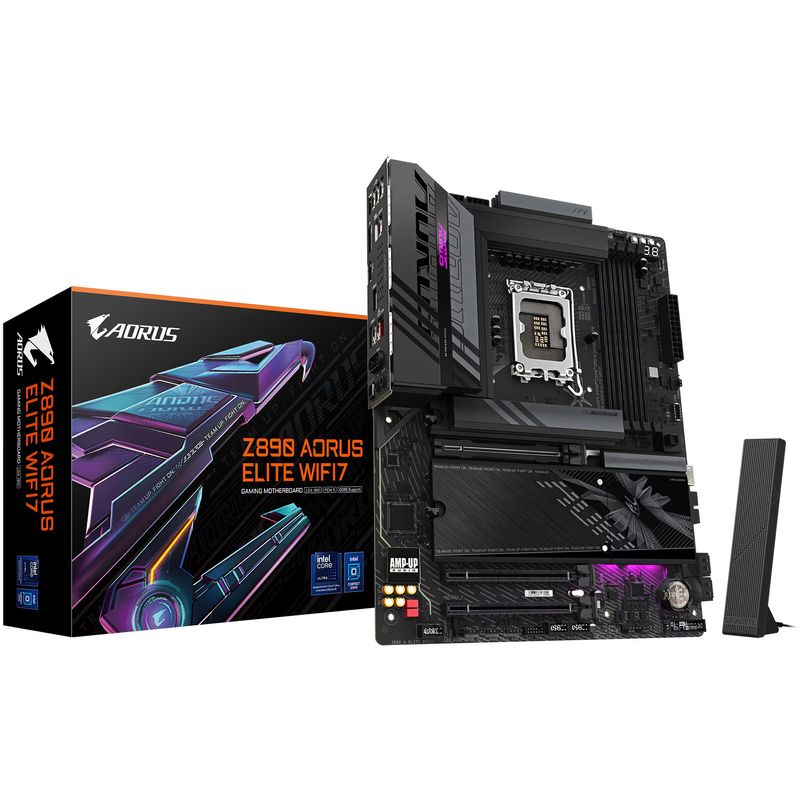 PC, gaming si accesorii - Componente PC - Componente - Placi de baza - Placa de Baza GIGABYTE Z890 A ELITE WIFI7, Socket LGA 1851 - Infinity.ro