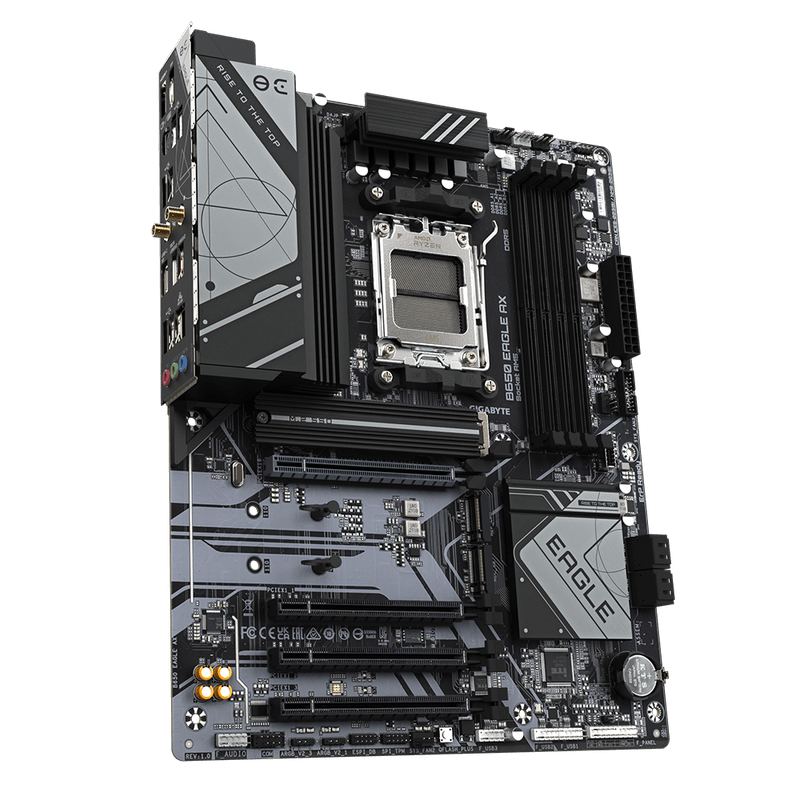 PC, gaming si accesorii - Componente PC - Componente - Placi de baza - Placa de baza Gigabyte B650 EAGLE AX, AMD B650, Socket AM5, ATX - Infinity.ro