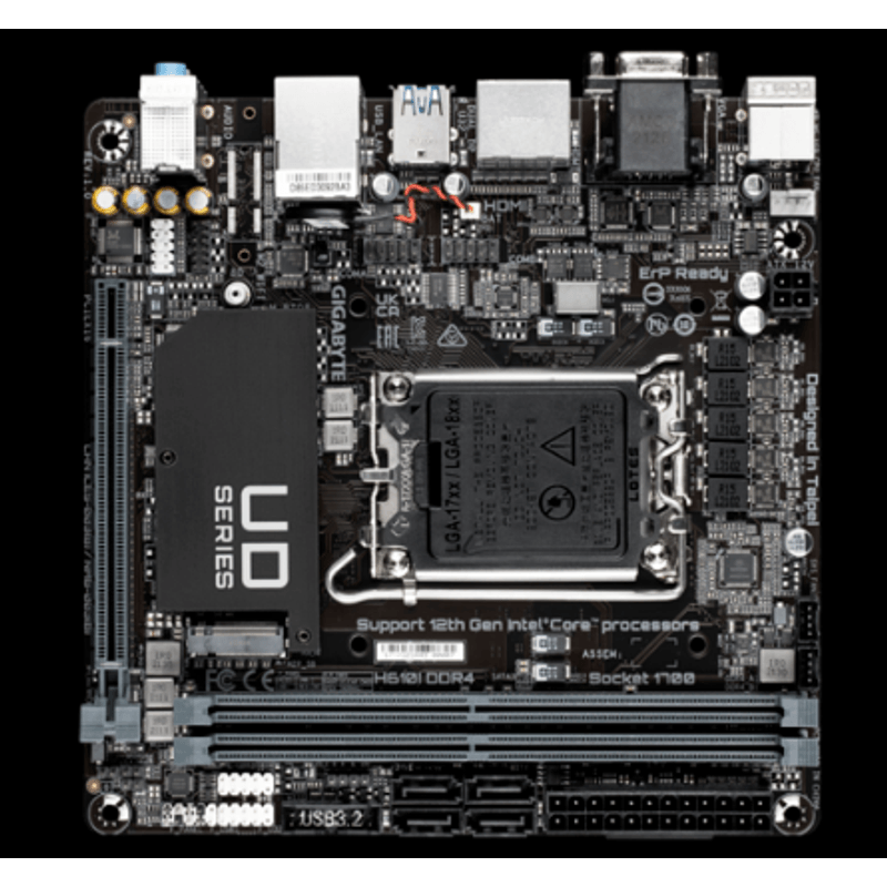 PC, gaming si accesorii - Componente PC - Componente - Placi de baza - Placa de baza Gigabyte H610I DDR4, Intel H610, Socket 1700, mITX - Infinity.ro