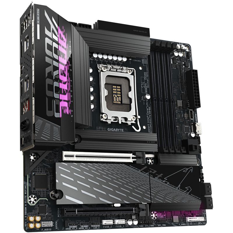 PC, gaming si accesorii - Componente PC - Componente - Placi de baza - Placa de Baza GIGABYTE B860M AORUS ELITE WIFI6E, Socket LGA1851 - Infinity.ro