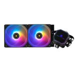 PC, gaming si accesorii - Componente PC - Coolere si Ventilatoare PC - Coolere Procesor - Cooler Procesor, Thermalright Frozen Prism 240 Black ARGB, LGA1851/LGA1700/AM5, racire cu apa - Infinity.ro