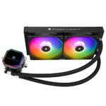 PC, gaming si accesorii - Componente PC - Coolere si Ventilatoare PC - Coolere Procesor - Cooler Procesor, Thermalright Frozen Prism 240 Black ARGB, LGA1851/LGA1700/AM5, racire cu apa - Infinity.ro