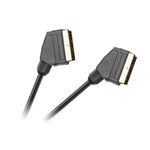 TV, Audio-Video si Foto - Accesorii TV si audio - Cabluri si adaptoare video - Cablu SCART-SCART 3m, 21 pini, dublu ecranat, negru - Infinity.ro