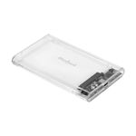 PC, gaming si accesorii - Periferice PC - Accesorii hard disk-uri externe - Carcasa pentru 2.5" SATA, Rebel, Plastic, USB-C 3.1, 2 TB, 125x80x13mm, Transparent - Infinity.ro