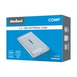 PC, gaming si accesorii - Periferice PC - Accesorii hard disk-uri externe - Carcasa pentru 2.5" SATA, Rebel, Plastic, USB-C 3.1, 2 TB, 125x80x13mm, Transparent - Infinity.ro