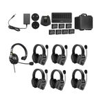 PC, gaming si accesorii - Periferice PC - Casti PC - Sistem Intercom Wireless pentru 7 Persoane Saramonic WiTalk WT7D Full-Duplex 1.9GHz Casti Dual-ear Negru - Infinity.ro