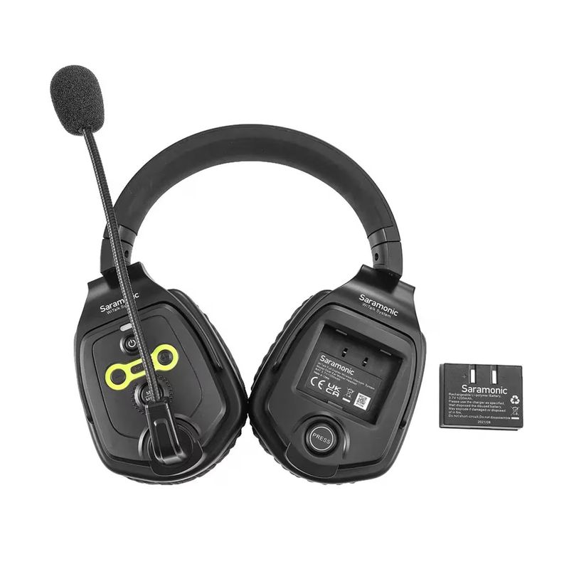 PC, gaming si accesorii - Periferice PC - Casti PC - Sistem Intercom Wireless pentru 7 Persoane Saramonic WiTalk WT7D Full-Duplex 1.9GHz Casti Dual-ear Negru - Infinity.ro