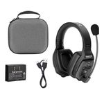 PC, gaming si accesorii - Periferice PC - Casti PC - Casti Wireless Saramonic WiTalk DRH Dual-ear Remote pentru Sistemul Intercom WiTalk Negru - Infinity.ro