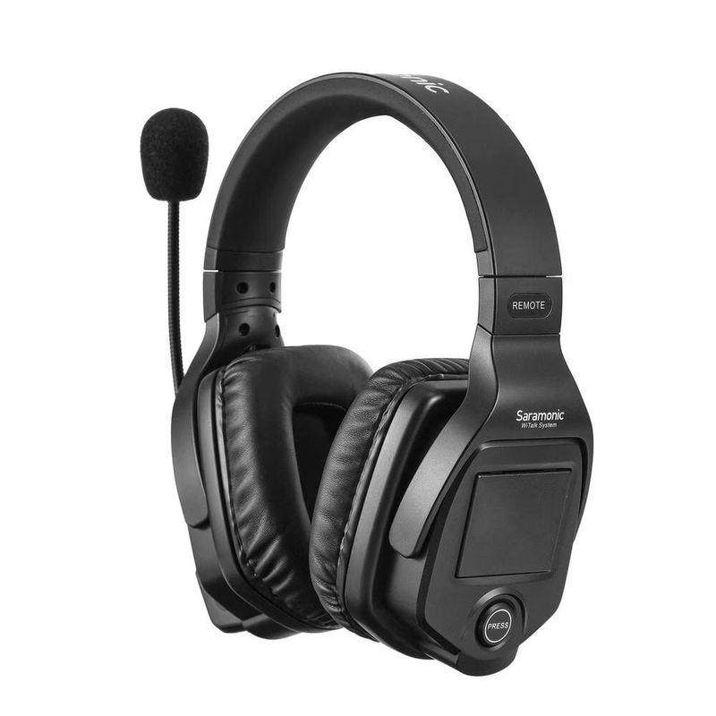 PC, gaming si accesorii - Periferice PC - Casti PC - Casti Wireless Saramonic WiTalk DRH Dual-ear Remote pentru Sistemul Intercom WiTalk Negru - Infinity.ro