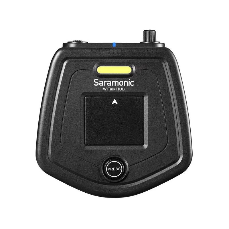 PC, gaming si accesorii - Periferice PC - Casti PC - Sistem Intercom Wireless pentru 6 Persoane Saramonic WiTalk WT6S Full-Duplex 1.9GHz Casti Single-ear Negru - Infinity.ro