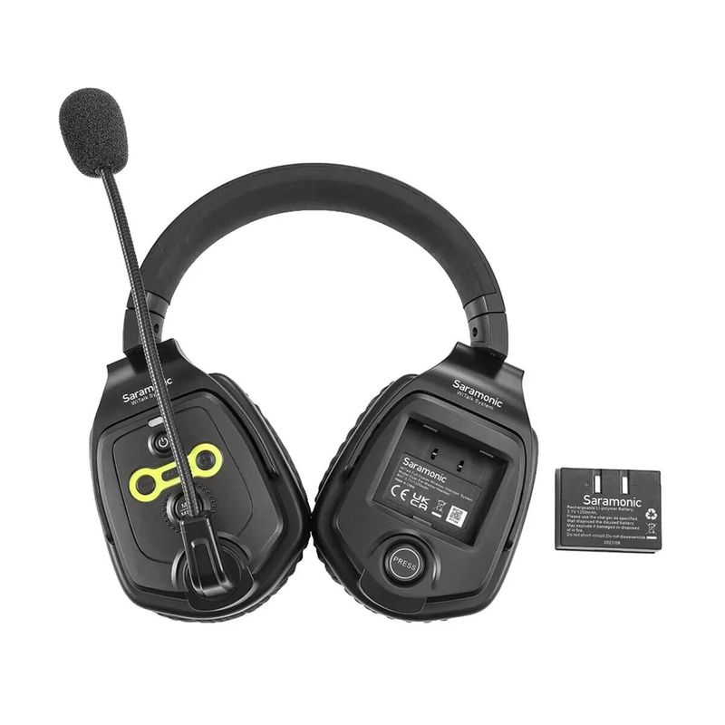 PC, gaming si accesorii - Periferice PC - Casti PC - Sistem Intercom Wireless pentru 8 Persoane Saramonic WiTalk WT8D Full-Duplex 1.9GHz Casti Dual-ear Negru - Infinity.ro