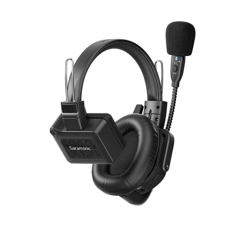 PC, gaming si accesorii - Periferice PC - Casti PC - Sistem Intercom Wireless pentru 9 Persoane Saramonic WiTalk9 WT9S Full-Duplex 1.9GHz Casti Single-ear Negru - Infinity.ro