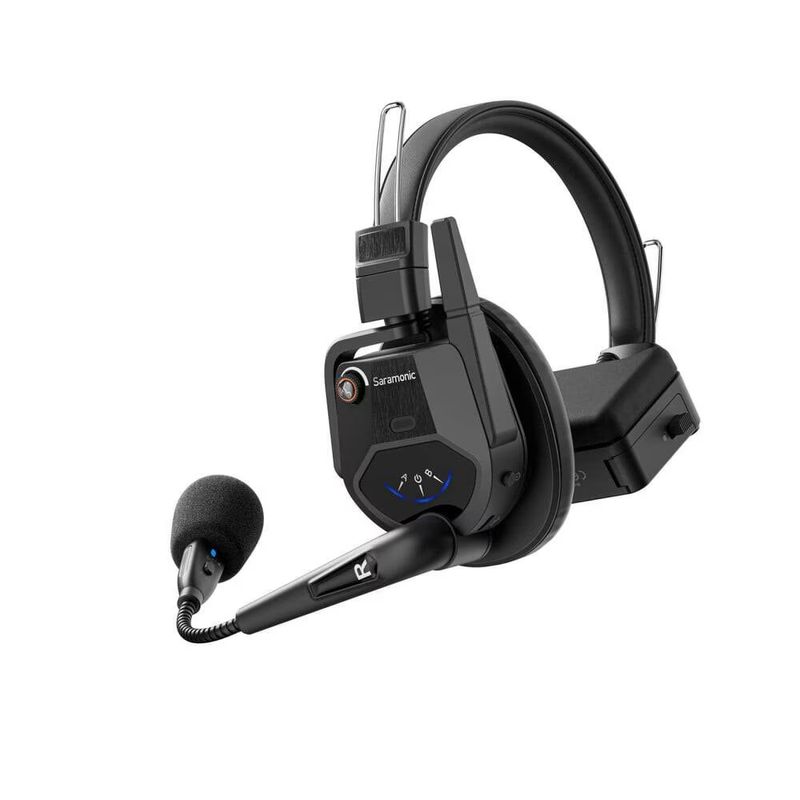 PC, gaming si accesorii - Periferice PC - Casti PC - Sistem Intercom Wireless pentru 9 Persoane Saramonic WiTalk9 WT9S Full-Duplex 1.9GHz Casti Single-ear Negru - Infinity.ro