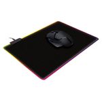 PC, gaming si accesorii - Periferice PC - Mousepad - Mousepad Pro-Gaming VARR 44888, RGB Led Edge, rezistent la apa, 250x300x4mm, negru - Infinity.ro