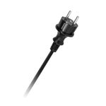 PC, gaming si accesorii - Retelistica - Cabluri si accesorii - Cablu de alimentare H05RR-F, Cauciuc, 3 x 1.5 mm2, 300/500V, 3 m, Negru - Infinity.ro