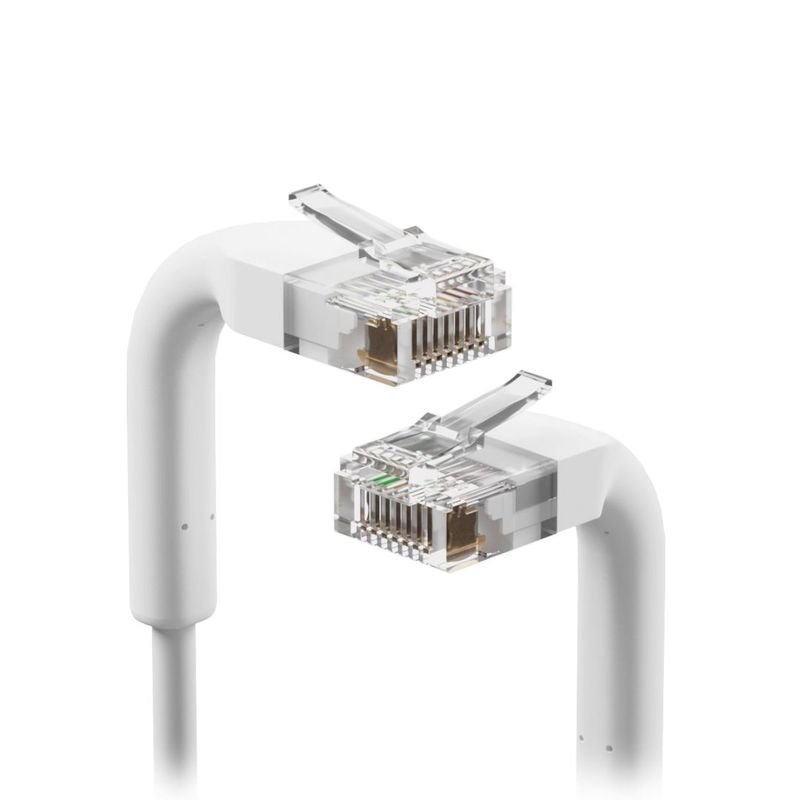 PC, gaming si accesorii - Retelistica - Cabluri si accesorii - Cablu patch Ubiquiti, UniFi, CAT6, 0.1 m, alb - Infinity.ro