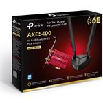 PC, gaming si accesorii - Retelistica - Placi de retea - Placa de retea TP-Link Archer TXE75E, AXE5400, Tri-Band, Wi-Fi 6E, Bluetooth 5.3 - Infinity.ro