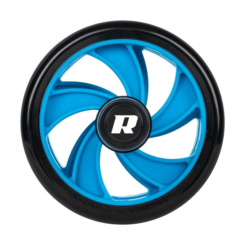 Sport si Outdoor - Accesorii si echipamente sportive - Alte accesorii sportive - Rola pentru exercitii AB Wheel AB-2, polipropilena, 15,5cm, 16,4x33,4cm, 100kg, negru/albastru - Infinity.ro