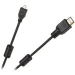 TV, Audio-Video si Foto - Accesorii TV si audio - Cabluri si adaptoare audio - Cablu Cabletech KPO3909-1.8, HDMI - microHDMI, 1.8m - Infinity.ro