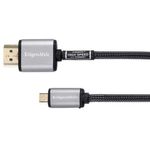 TV, Audio-Video si Foto - Accesorii TV si audio - Cabluri si adaptoare audio - Cablu 2.0 HDMI la micro HDMI D 1.8m Profesional Kruger&Matz - Infinity.ro