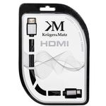 TV, Audio-Video si Foto - Accesorii TV si audio - Cabluri si adaptoare audio - Cablu 2.0 HDMI la micro HDMI D 1.8m Profesional Kruger&Matz - Infinity.ro