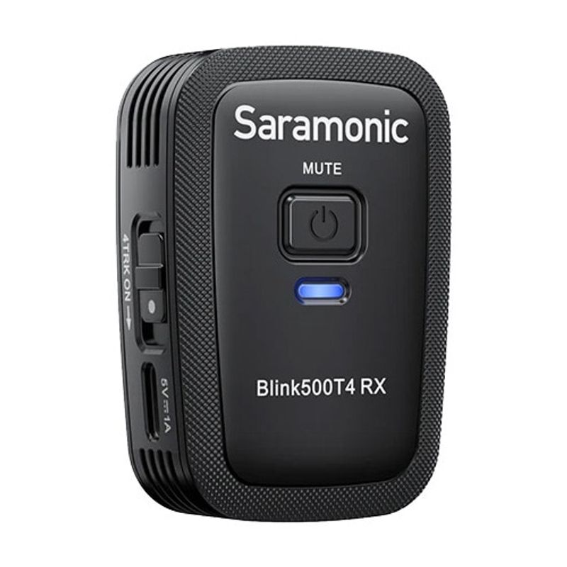 TV, Audio-Video si Foto - Accesorii TV si audio - Microfoane - Microfon wireless Saramonic Blink500T4,1x Receiver, 4x Microfon, Autonomie microfon 12 ore, Raza de actiune 100m, Negru - Infinity.ro