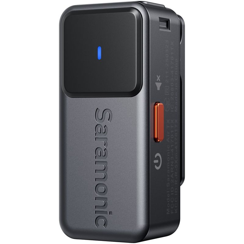 TV, Audio-Video si Foto - Accesorii TV si audio - Microfoane - Kit Microfon wireless Saramonic Air, 2x microfon, 1x receptor, Wireless, Type-C, 3.5mm TRS, Carcasa incarcare - Infinity.ro