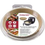 Market - Curatenie si intretinere casa - Produse bucatarie - Pungi si folii alimentare - Set 100 forme din hartie Air Fryer Beper C103ACC001, Diametru 20 cm, Hartie de copt, Biodegradabile, Maro - Infinity.ro