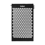 Sport si Outdoor - Fitness - Aparate fitness - Accesorii aparate fitness - Covor de acupresura cu pernuta, Rebel Active, 72x42cm, 210 rozete, 54 rozete pe pernuta, gri - Infinity.ro