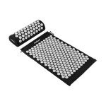 Sport si Outdoor - Fitness - Aparate fitness - Accesorii aparate fitness - Covor de acupresura cu pernuta, Rebel Active, 72x42cm, 210 rozete, 54 rozete pe pernuta, gri - Infinity.ro